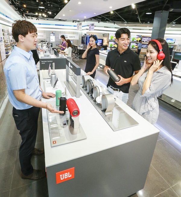 삼성전자가 하람의 컨슈머 오디오 제품 판매를 실시한다. 제공 | 삼성전자