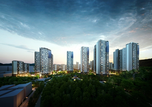 서울 강남구 개포동 래미안 강남포레스트는 지하3층~지상35층, 31개 동, 전용면적 59~136㎡로 구성되며 총 2,296가구다. 제공 | 삼성물산