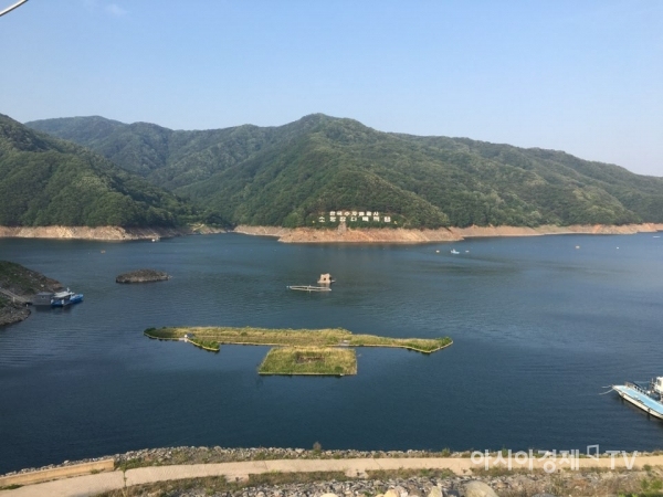 강원 춘천시 소양강댐의 전경