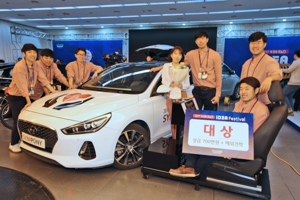 현대·기아자동차는 12일 현대·기아차 기술연구소에서 미래 이동수단을 선보이는 ‘2017 R&D 아이디어 페스티벌’을 진행했다.