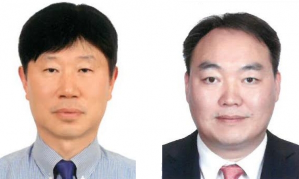 글로벌사업본부장으로 선임된 이선욱 전무(좌측)와, 의원영업본부장에 선임된 정웅제 상무(우측). 출처| 보령제약