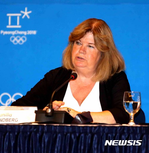 구닐라 린드버그 위원장, IOC 조정위원회. [사진=뉴시스]