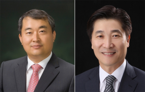 이성기 GS건설 부사장(왼쪽), GS건설 김규화 전무. 제공 | GS건설