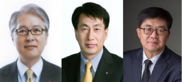 왼쪽부터 권봉석 HE사업본부장, 권순황 B2B사업본부장, 박일평 CTO. 제공| LG전자