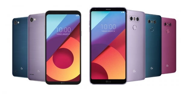 LG전자가 프리미엄 스마트폰 LG V30의 다양한 색상들을 LG G6와 LG Q6에도 확대 적용한다. 사진=LG전자