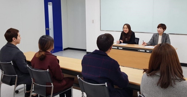 빗썸 고객 상담센터 면접현장ㅣ사진=빗썸