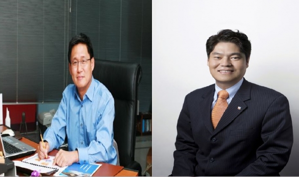 (좌)김성수 (우)허민회