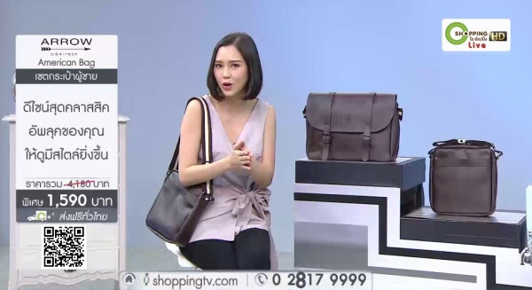 태국 GCJ 패션잡화 방송장면 [사진=CJ오쇼핑]