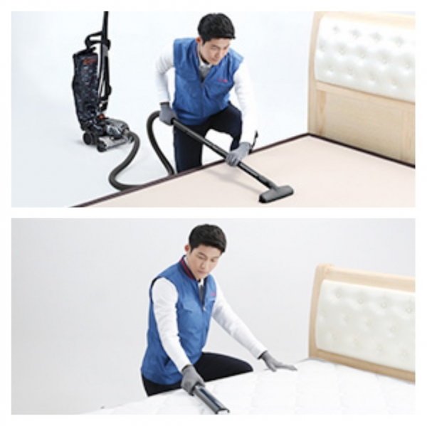 코웨이의 매트리스 케어서비스. 사진=코웨이