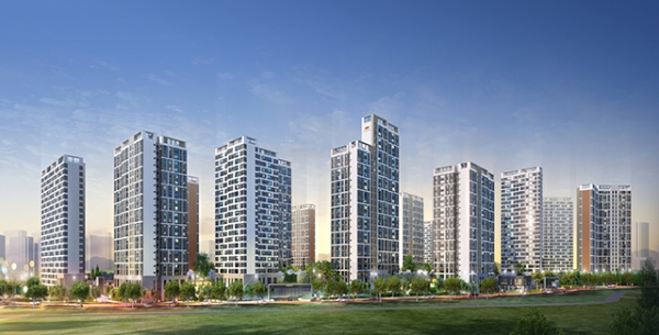 대림산업 ‘e편한세상 양주신도시4차’ 투시도.