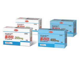 한미약품의 첫 신약 폐암치료제 '올리타'. 제공 | 한미약품