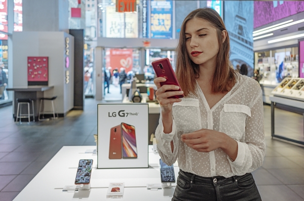 LG전자 전략 스마트폰 LG G7 ThinQ가 북미 시장을 비롯한 글로벌 시장 공략에 본격 나섰다. 사진=LG전자