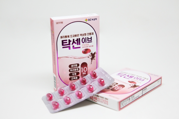 여성용 진통제 '탁센 이브'. 제공 | CG녹십자