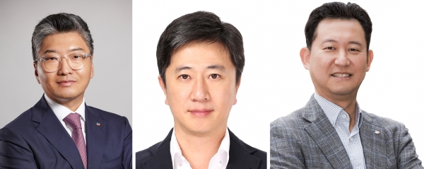 (왼쪽부터) 허민호 CJ ENM 오쇼핑부문 대표, 구창근 CJ올리브네트웍스 올리브영부문 대표, 정성필 CJ푸드빌 대표 [사진=CJ]