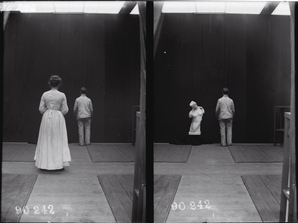'더 현대 프로젝트: 3D: Double Vision' 전시작, 미국 심리학자 조지프 재스트로(Joseph Jastrow)의 시각 인지 실험(Experiments in Visual Perception) 입체 사진(1905) l 사진출처: California Museum of Photography, University of California, Riverside