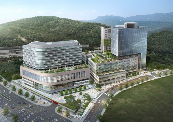 ‘광명역 M클러스터’ 지식산업센터·상업시설 조감도 (자료=롯데·두산건설)