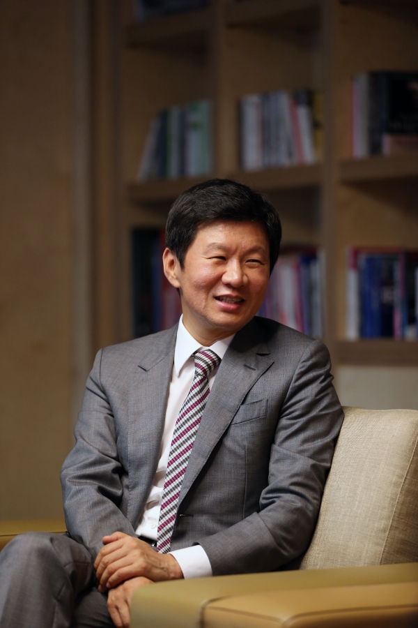 전경련 남북경제교류특위 초대 위원장으로 선임된 정몽규 HDC그룹 회장 [사진=전경련]