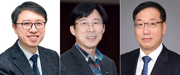 (왼쪽부터) 김대환 부사장, 홍원학 부사장, 유호석 부사장 [사진=삼성생명]