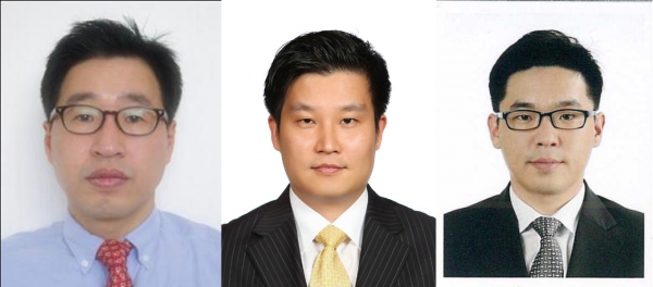 (왼쪽부터) 김준환, 고낙천, 박민 상무 [사진=호텔신라]