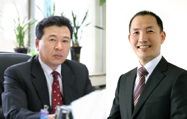 (왼쪽부터)한옥민 모두투어 부회장, 유인태 모두투어 사장 [사진=모두투어]