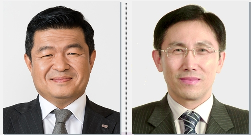 (좌) 강호찬 신임 그룹 대표이사 부회장 (우) 배중열 신임 (주)넥센 대표이사 사장 [사진=넥센그룹]