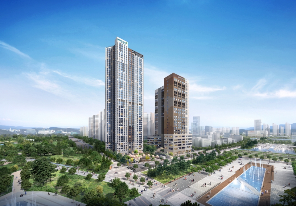 동탄역 삼정그린코아더베스트 투시도 [사진제공=삼정건설]