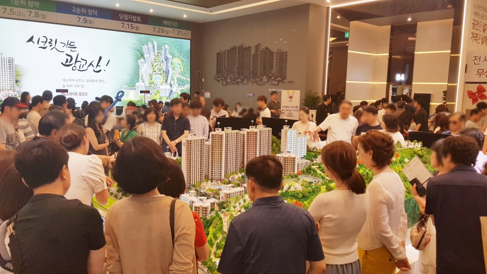 힐스테이트 광교산 견본주택 현장 [사진제공=현대건설]