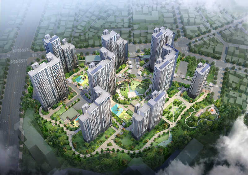 대전 목동 더샵 리슈빌 조감도 [사진제공-포스코건설]