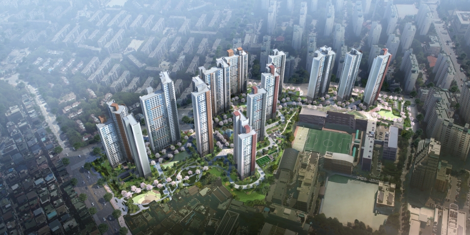철산역 롯데캐슬&SK뷰 조감도 [사진제공-롯데캐슬 컨소시엄]