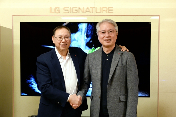 LG전자 조성진 부회장과 권봉석 사장 [사진제공=LG전자]