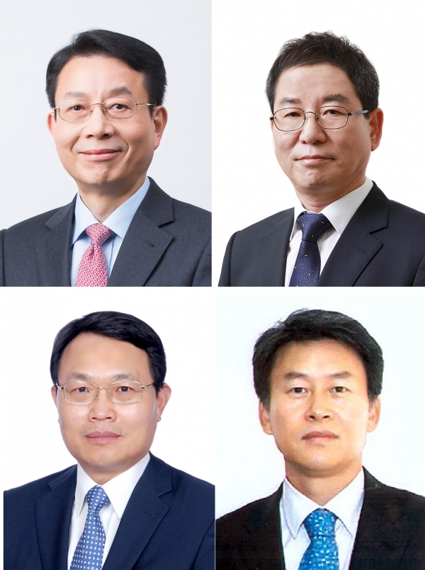 왼쪽 위부터 시계방향으로 김대철 HDC현대산업개발 부회장, 권순호 사장, 이만희 HDC아이서비스 대표, 유병규 HDC 사장