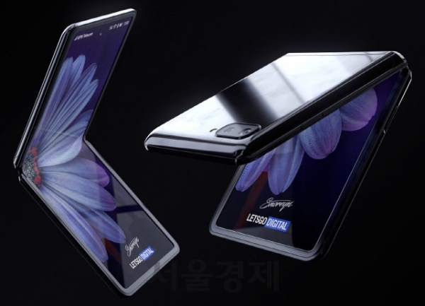 갤럭시Z플립 예상 렌더링 이미지 (사진출처-렛츠코디지털)