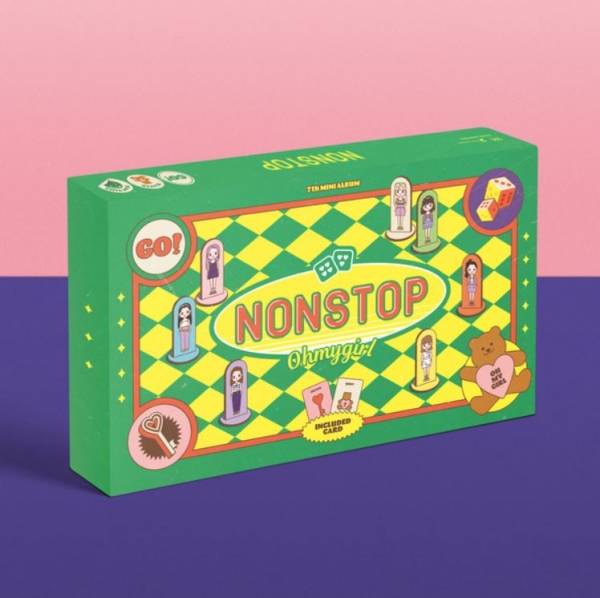 오마이걸 신곡 ‘살짝 설렜어(Nonstop)’ 앨범 이미지 [사진제공=지니뮤직]