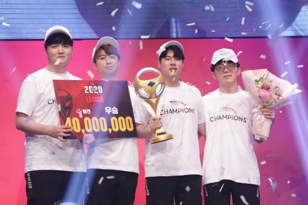 ‘2020 SKT JUMP 카트라이더 리그 시즌1’ 한화생명e스포츠·문호준 우승