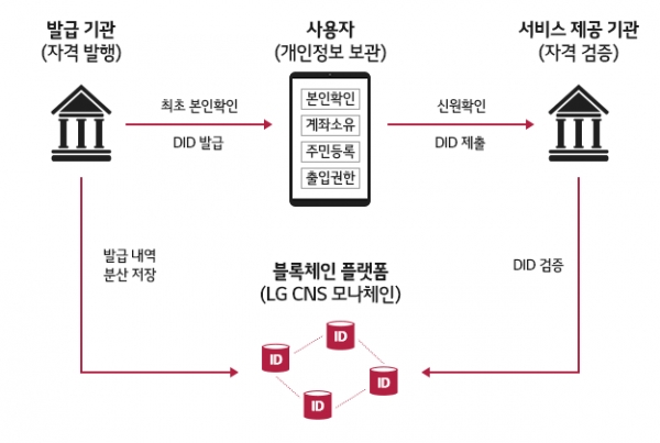 LG CNS, DID 개념도
