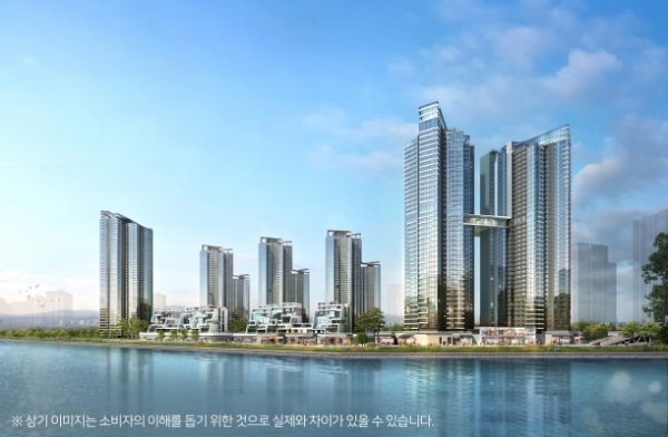 송도자이 크리스탈오션 투시도. [사진=GS건설]