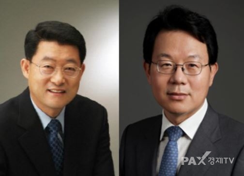(왼쪽부터) 정희수 차기 생보협회장 내정자, 김광수 차기 은행엽합회장 내정자