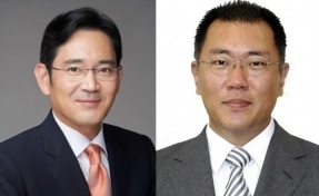 (왼쪽부터)이재용 삼성전자 부회장, 정의선 현대차그룹 회장.[사진: 각 사 제공]