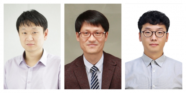삼성미래기술육성사업 지원을 받아 최상위 학술지에 논문을 게재한 교수들(왼쪽부터 카이스트 양희준 교수, 한양대학교 에리카 캠퍼스 김종호 교수, 서울대학교 김도헌 교수)(사진제공-삼성전자)
