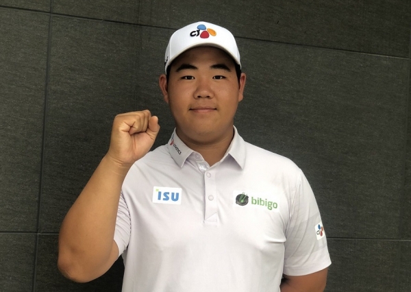 이수그룹과 후원 계약을 체결한 KPGA 투어 김주형(19) 선수