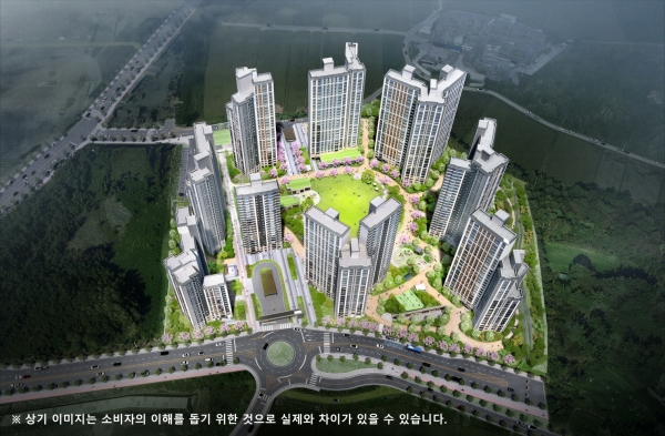 DL건설 'e편한세상 사천 스카이마리나' 조감도 [사진제공=DL건설]