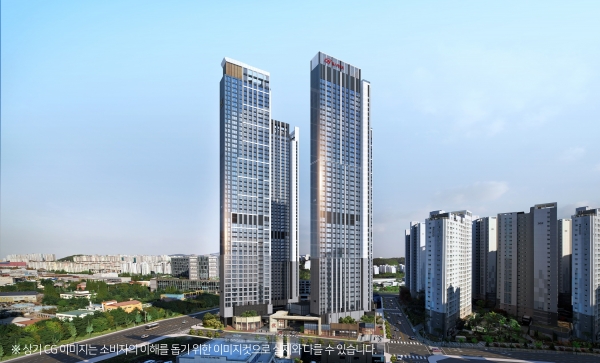 힐스테이트 불당 더원 투시도 [사진제공=현대건설]