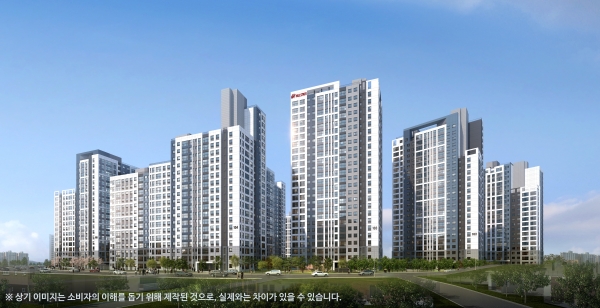 힐스테이트 속초 투시도. [사진제공=현대엔지니어링]