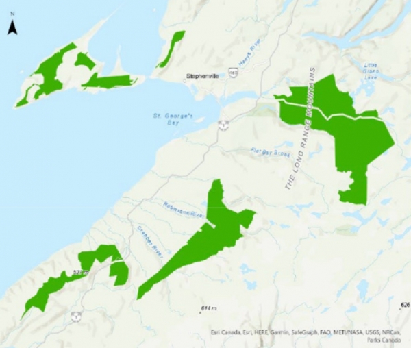 뉴지오호닉 프로젝트가 사용승인을 획득한 부지 4곳이 표시된 지도(사진 출처=월드에너지GH₂)]
