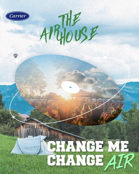 'THE AIR HOUSE' 뮤직 페스티벌에 참여하는 캐리어에어컨 [사진=캐리어에어컨]