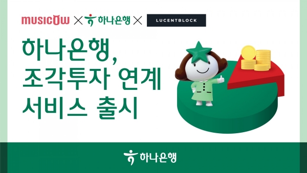 하나은행이 출시하는 하나원큐 조각투자 연계 서비스. [사진=하나은행]