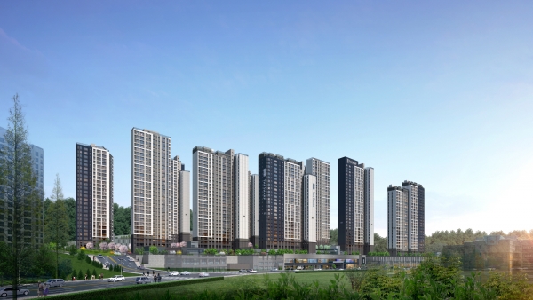 더샵 광양레이크센텀 투시도. [사진제공=포스코이앤씨]