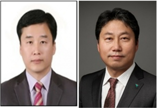 배성완 하나손해보험 신임 대표 후보(왼쪽부터), 정해성 하나대체자산투자자산운용 신임 대표 후보 [사진제공=하나금융그룹]
