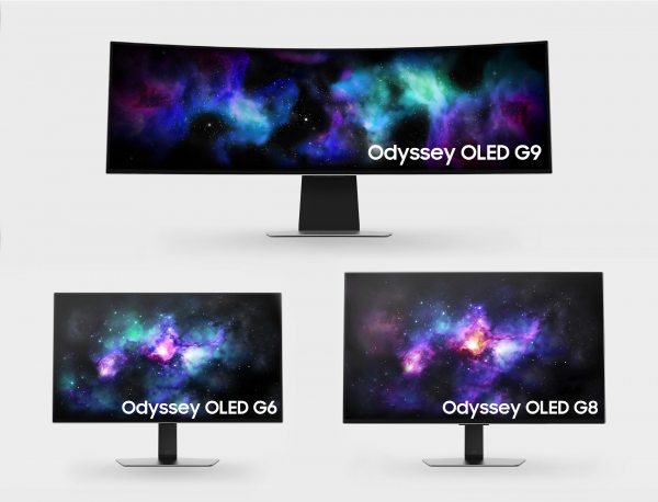 삼성전자 2024년 게이밍 모니터 '오디세이 OLED' 신제품 3종 이미지 [사진=삼성전자]