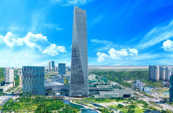 포스코인터내셔널 송도사옥(포스코타워 송도) 전경 [사진=포스코인터내셔널]